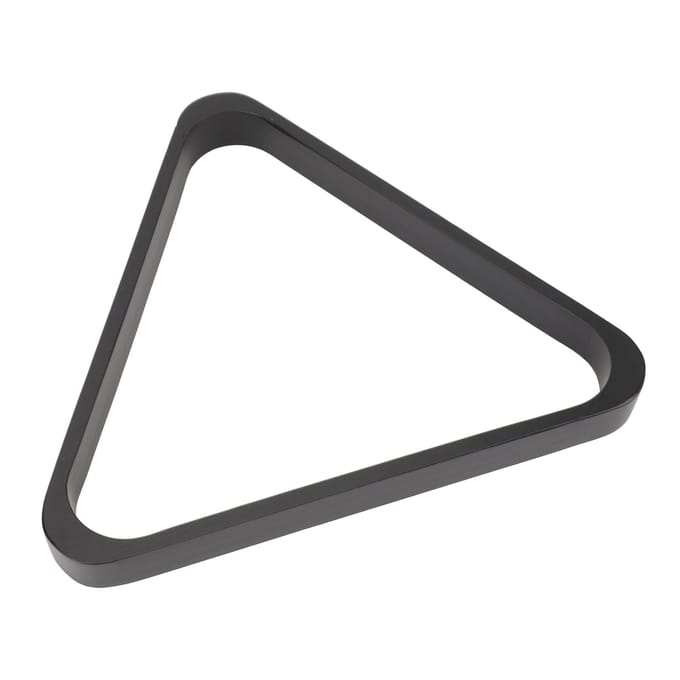 Houten Keu Rek voor Poolballen 57.2mm 9 Ball Biljart Pool Driehoeksrek voor Snooker Pooltafel black