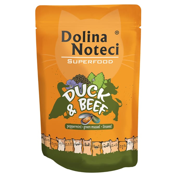 Dolina Noteci Superfood 10 x 85 g - Eend en rund 10 x 85 g