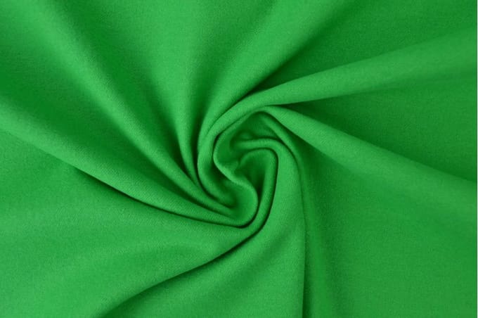 Molton stof - Groen - 1 meter - Per meter - 150cm breed
