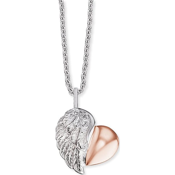 Engelsrufer Ketting ERN-LILHEARTWING-BI