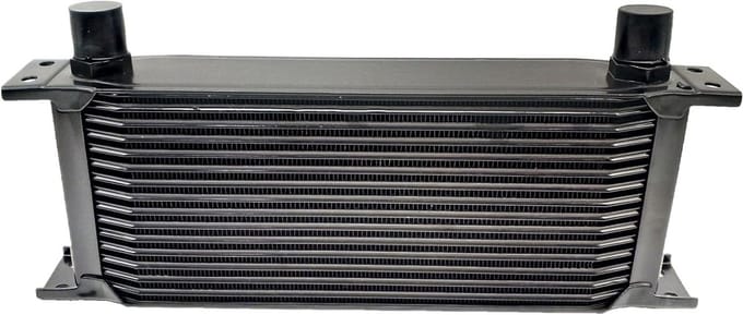 Olie Radiator - Transmissie Koeler - Motor Koelen - Efficiënte Koeling - Universele Pasvorm - Zilver