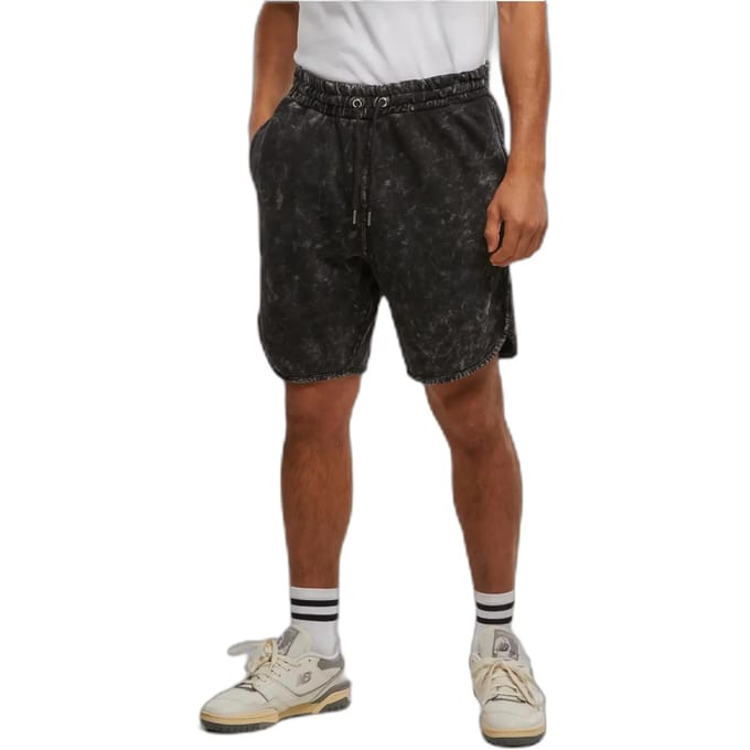 Urban Classics - Washed Piped Korte broek - 5XL - Zwart