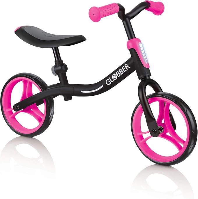 Kinderfietsen Zwart/Roze voor Kinderen - Loopfiets Go Bike
