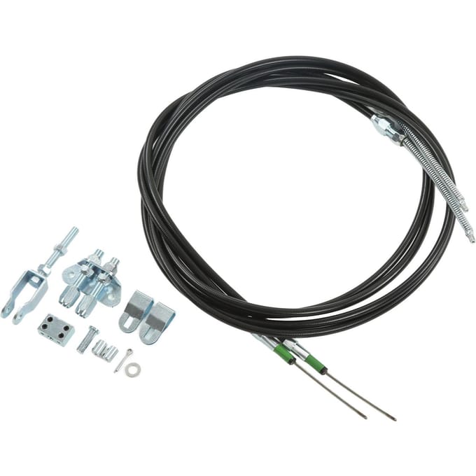 Universele Auto Noodparkeerremkabel Kit ABS Plastic Handremkabel Assemblage black