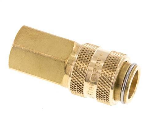 Messing DN 5 Luchtkoppeling Snelkoppeling G 1/8 inch Binnendraad