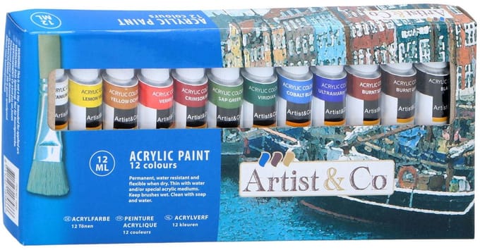 Acrylverf, 12st.