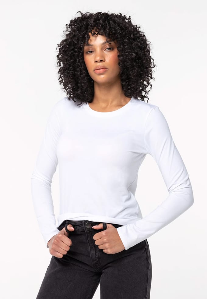Premium Longsleeve WIT