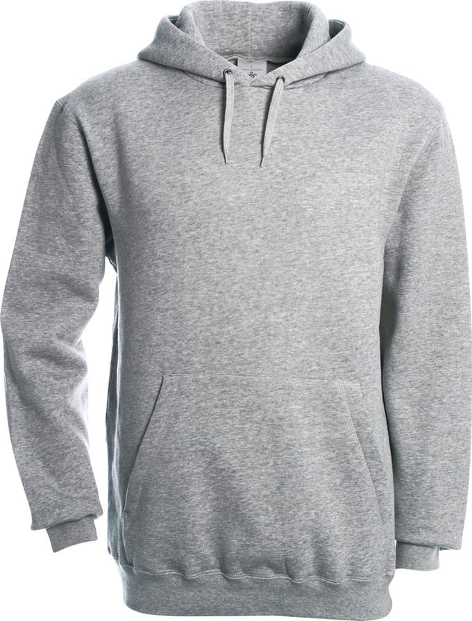B&C Hooded Sweatshirt CGWU620 - Heather Grey - L