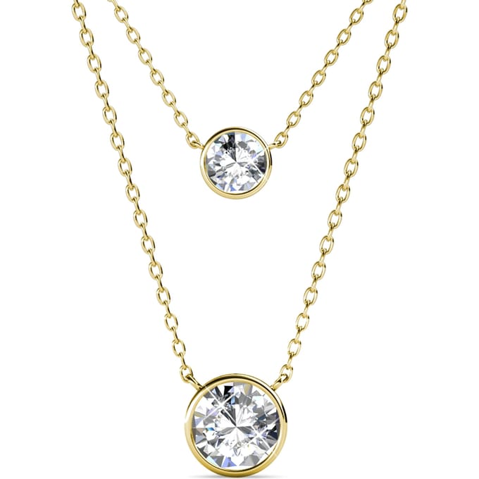 Juliet hangers - Goud en kristal