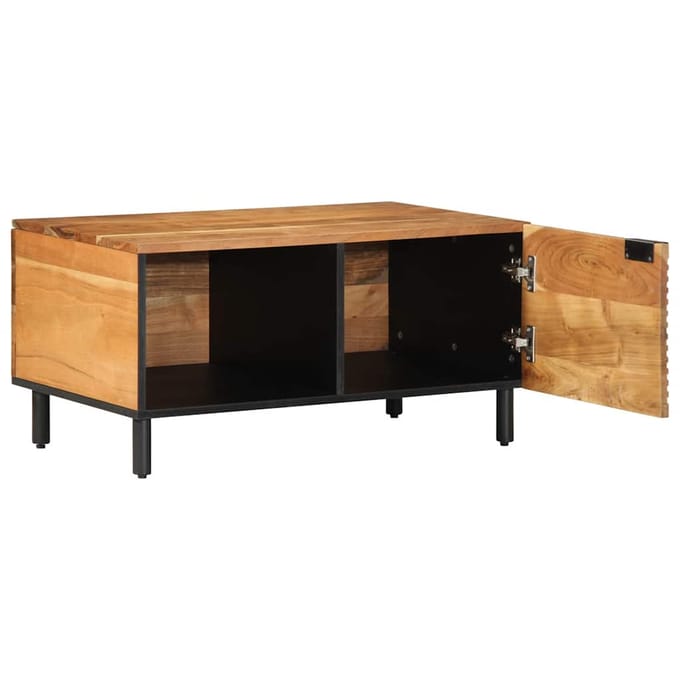 vidaXL - Salontafel - 80x50x40 - cm - Massief - Acaciahout