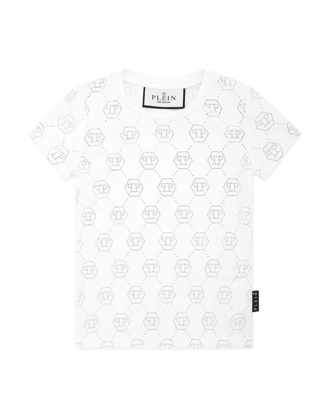Jersey T-Shirt Sexy Pure Ss Monogram Strass