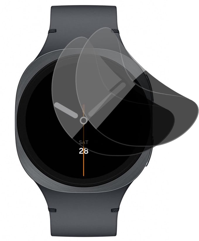 Privacy Screenprotector geschikt voor Samsung Galaxy Watch 8 40mm - 2x FlexGuard Screen Protector