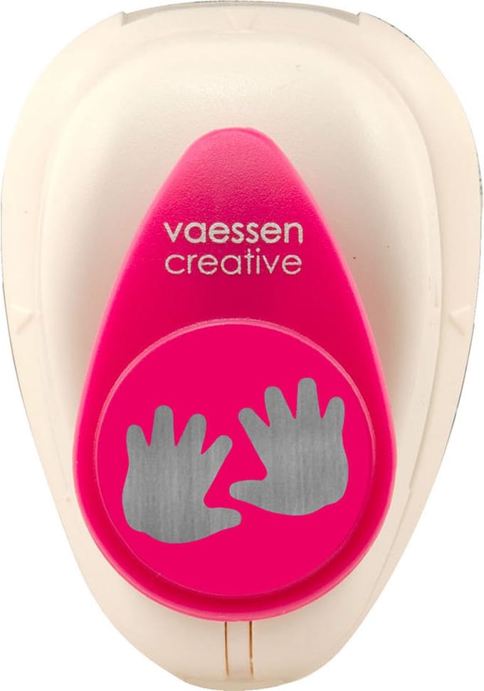 Vaessen Creative Pons - Figuurpons - Babyhandjes - 1 x 1,4 cm