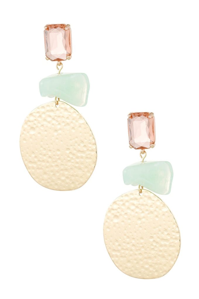 Statement Oorbellen Beach Vibes - Mint