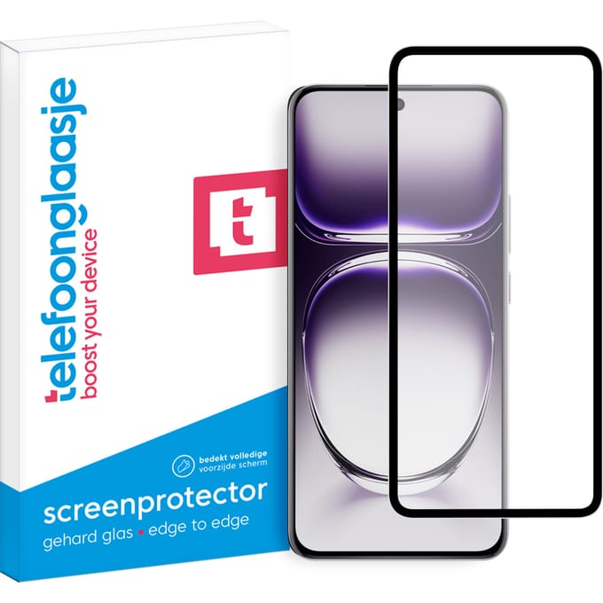 OPPO Reno12 screenprotector Edge to Edge