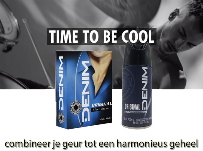 Denim Original – Aftershave & Deodorant Spray – Set in Transparant Tasje