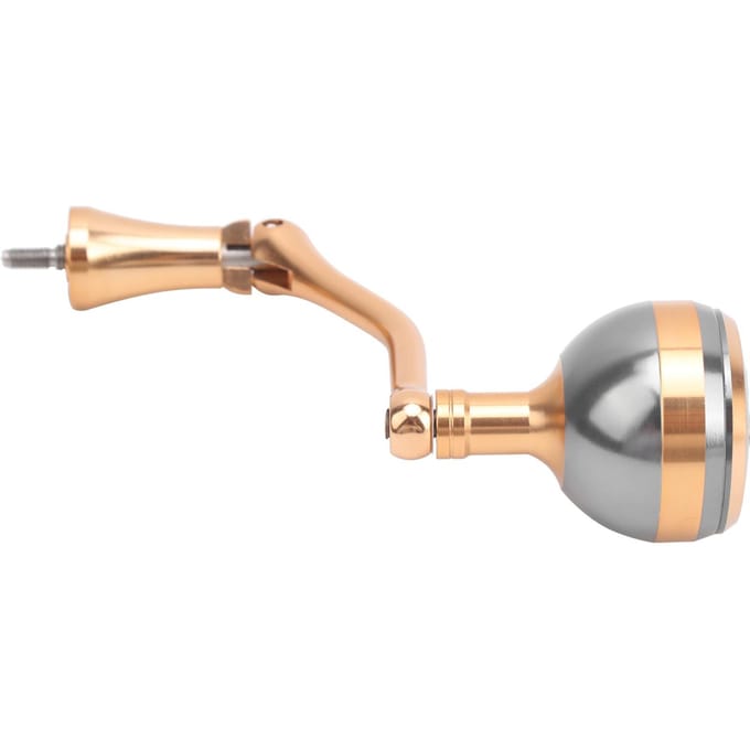 Handvat Conversie Hengelmolen Handvat Grip Aluminiumlegering Inschroefbaar voor Spinmolen M beige