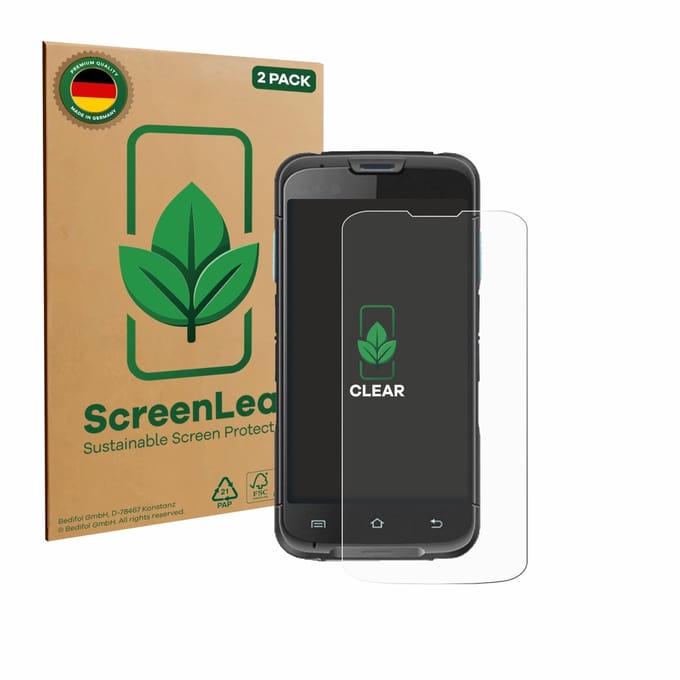 2 Stuks Screenprotector voor Unitech EA602 - Hoogwaardige Beschermfolie transparant