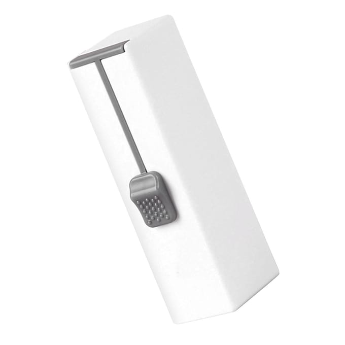 Automatische Flosdraad Dispenser Navulbare Opbergruimte Draagbare Auto Flosdraad Container voor Buiten white