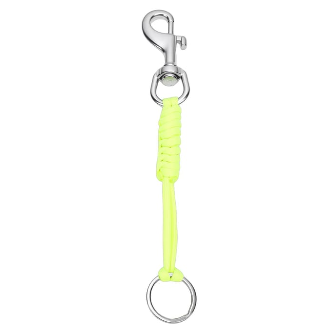 Crochet de plongée à libération rapide avec corde tressée phosphorescente Boucle à pression en acier inoxydable 316