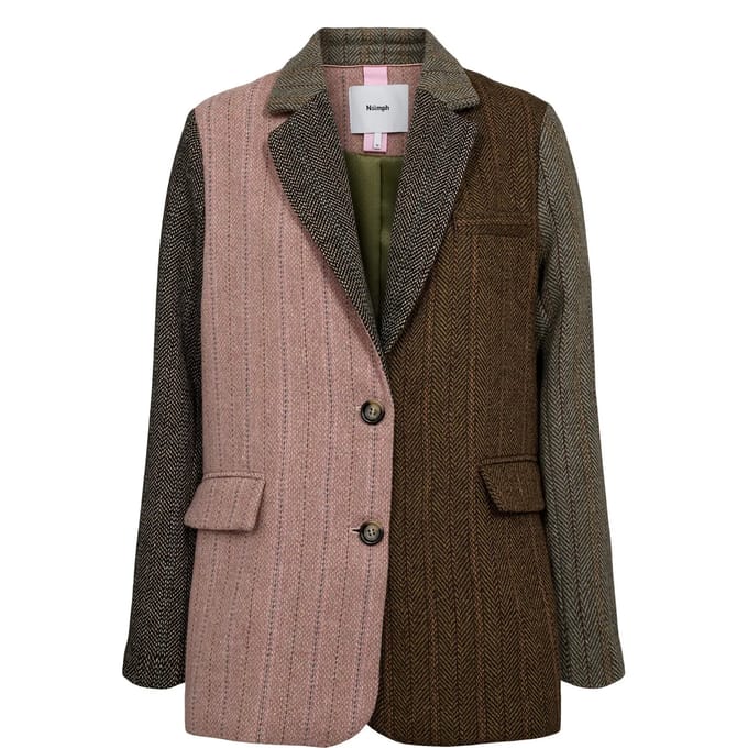 Vrouwenblazer met chevronpatroon Nümph Nuavey