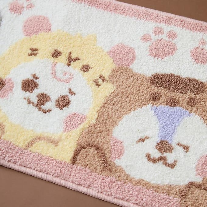 BT21 BABY Tapis Plus Moelleux ver.1 (Alsyu-Ko Mang) white