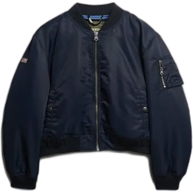 Superdry MA1 Bomberjack Blauw Grootte: 42
