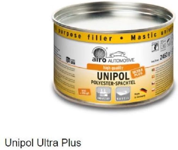 Airo Unipol plamuur 2,5 kg + Tube Harder /  Unipol Ultra Plus
