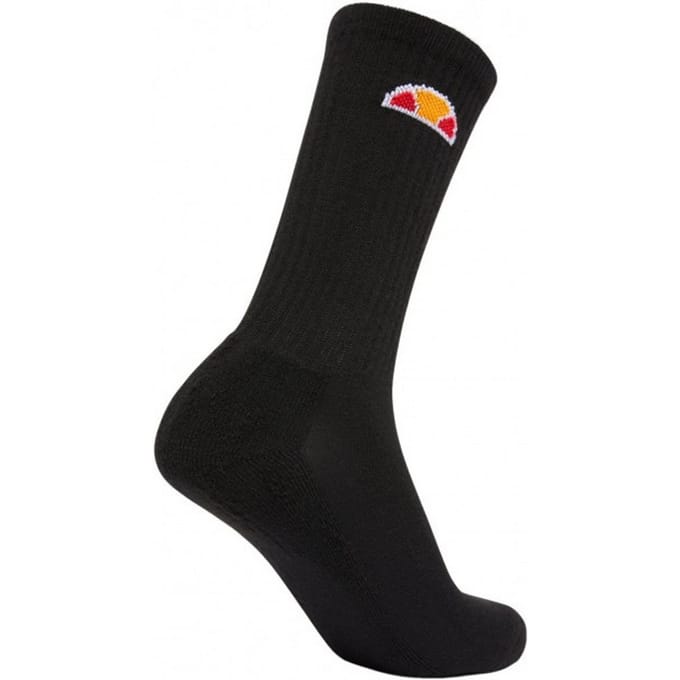 Ellesse Heren Tisbi Crew Sokken (Set van 3) (Zwart)