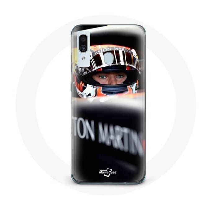 Case voor Samsung Galaxy A40 Formule 1 Max Verstappen Autocoureur