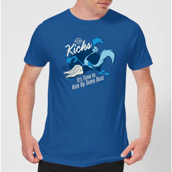 Looney Tunes ACME Kicks Men's T-Shirt - Royal Blue - M