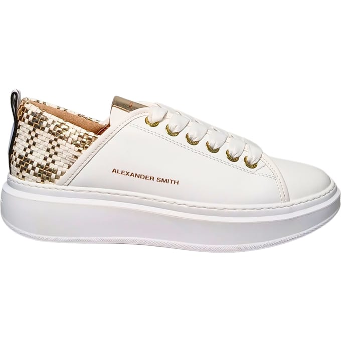 Damesschoenen Alexander Smith Wembley vrouw wit goud