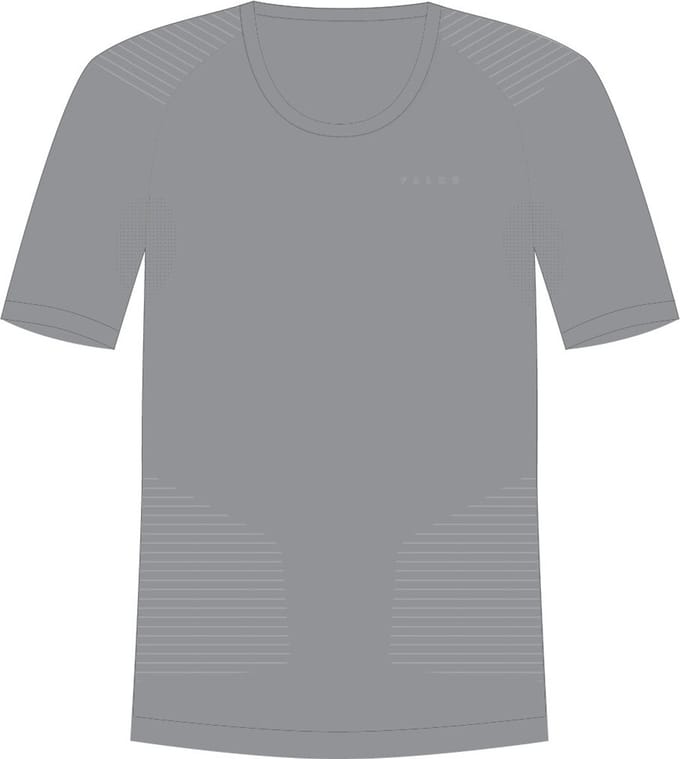 FALKE Wool-Tech light Protective Shirt sneldrogend functioneel functioneel shirt met korte mouwen heren grijs - maat XXL