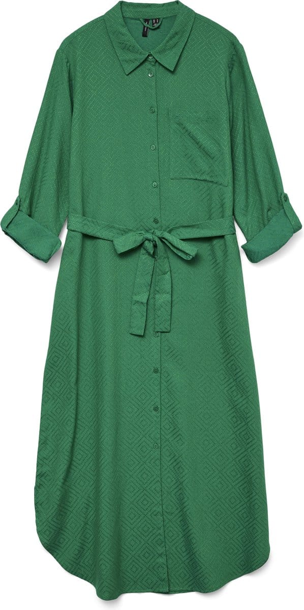VERO MODA - VMVILNA LS 7/8 SHIRT DRESS WVN GA - Dames - Mini jurken