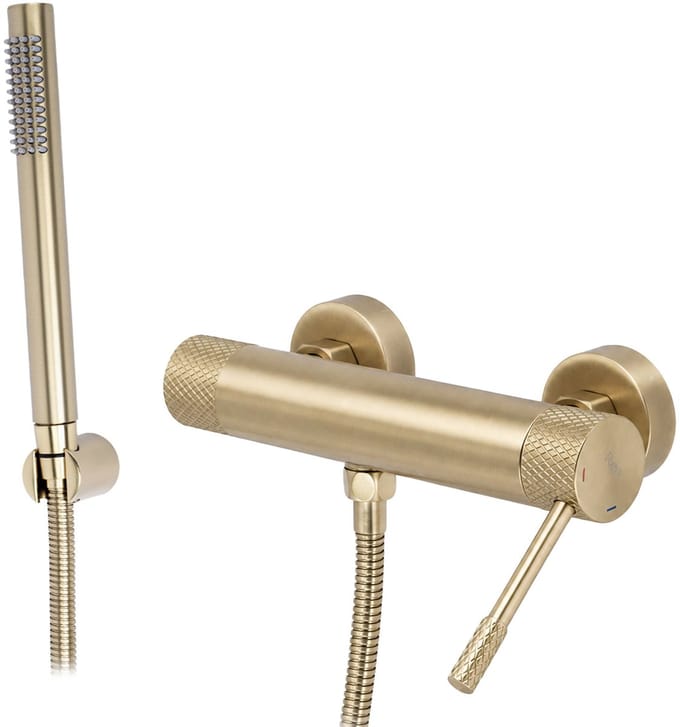 Rea - Venti - Duscharmatur - Geborsteld Goud - 25X17X6Cm