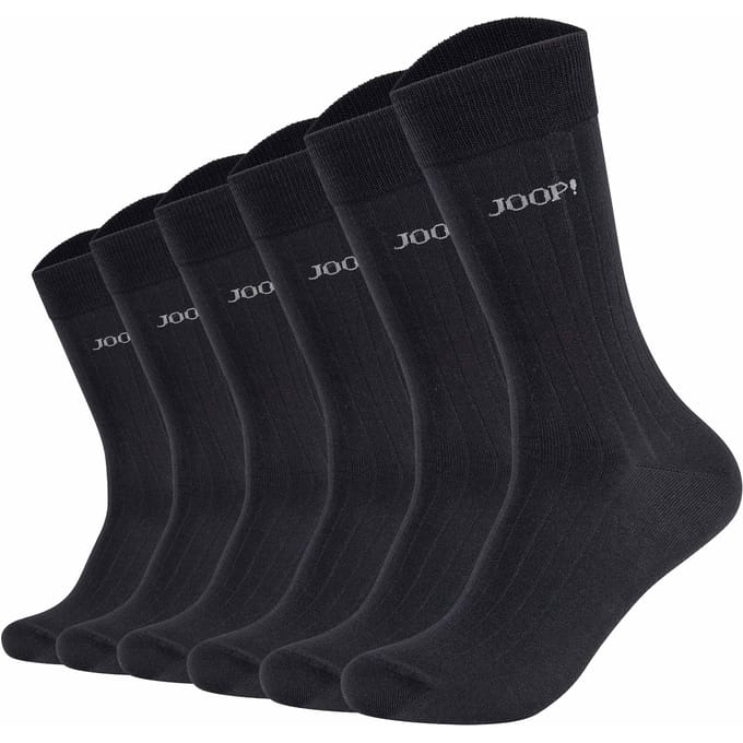JOOP! Sokken Premium Essential Mercerised Socks 6P Set van 6
