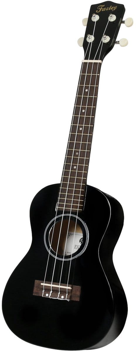 Concert Ukulele - Voor Beginners - Linde Body - Zwart