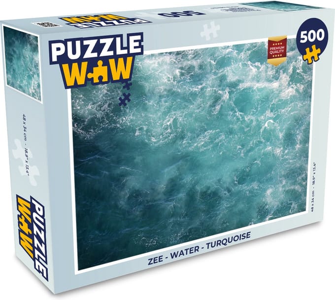 Puzzel Zee - Water - Turquoise - Legpuzzel - Puzzel 500 stukjes