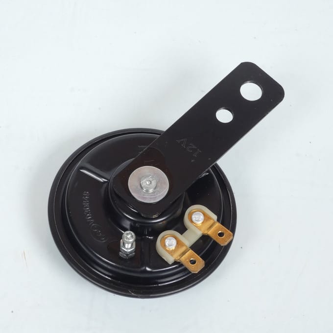 Klaxon Blackbird pour Auto 12V DC / noir Ø70mm Neuf