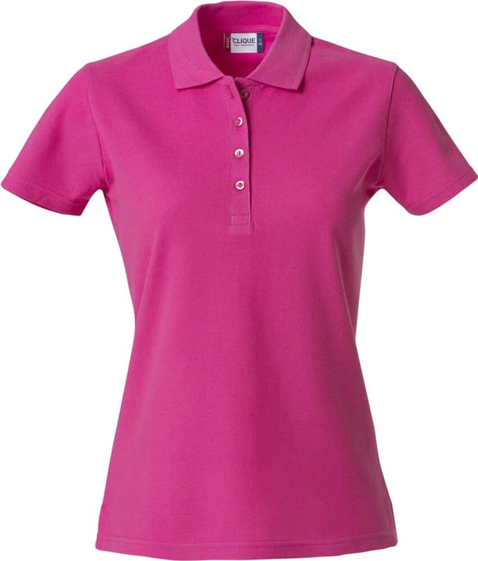 Clique Basic Polo Women 028231 - Helder kersen - L