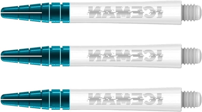 Dart Stelen - Dart Accessoires - Precisie Werpen - Nitrotech Ionisch Ontwerp - Medium 42mm - Zwart