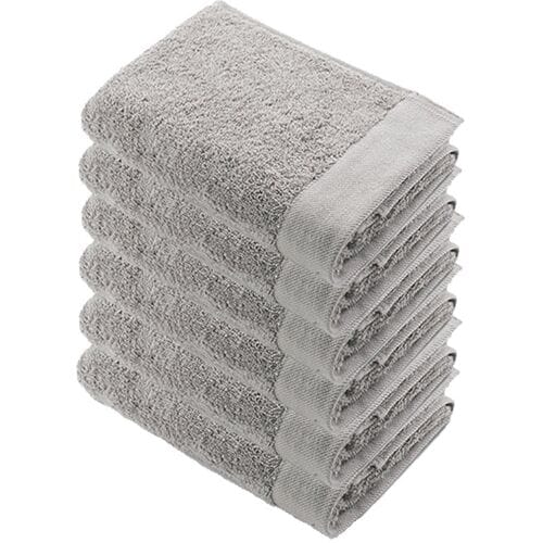 Walra Remade Cotton Handdoek 70 x 140 cm 550 gram Zand - 6 stuks