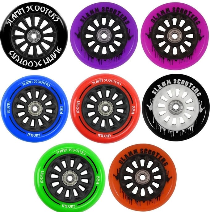 Slamm Nylon core stuntstep wiel wit