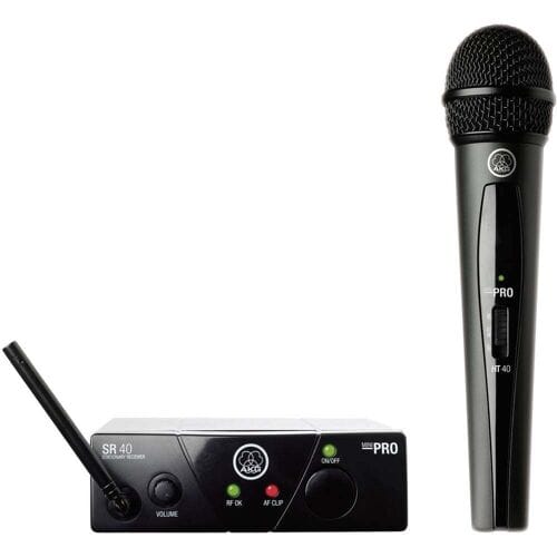 Draadloze microfoonset AKG WMS40Mini Vocal Set ISM3 Zendmethode:Radiografisch