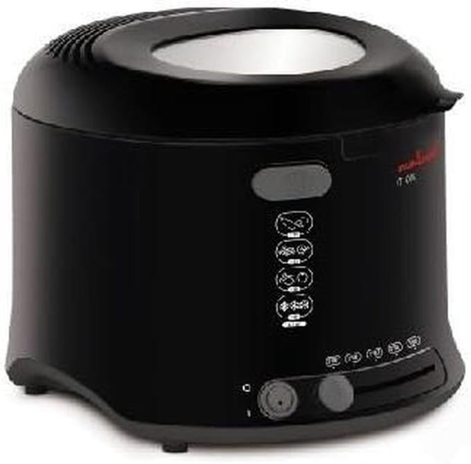 Friteuse - Frituurpan - Lekker Frituren - Compact Formaat - 1 kg Capaciteit - Wit
