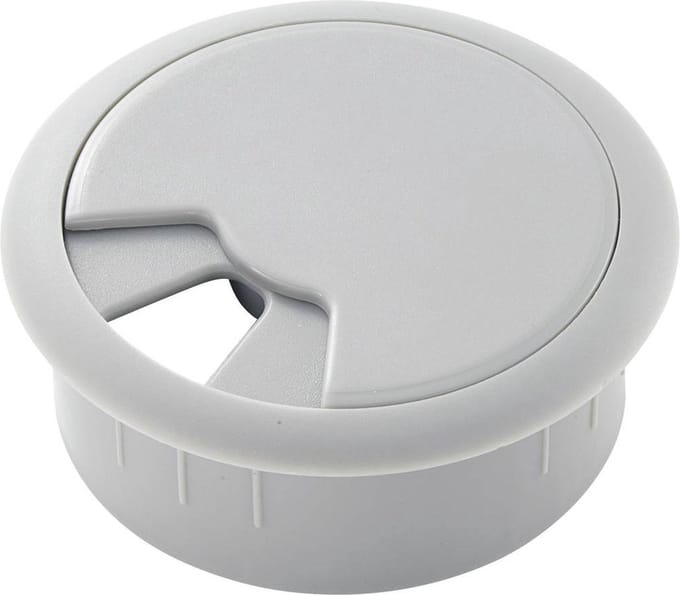 TRU COMPONENTS 522829 Kabeldoorvoering ABS Grijs 1 stuk(s)