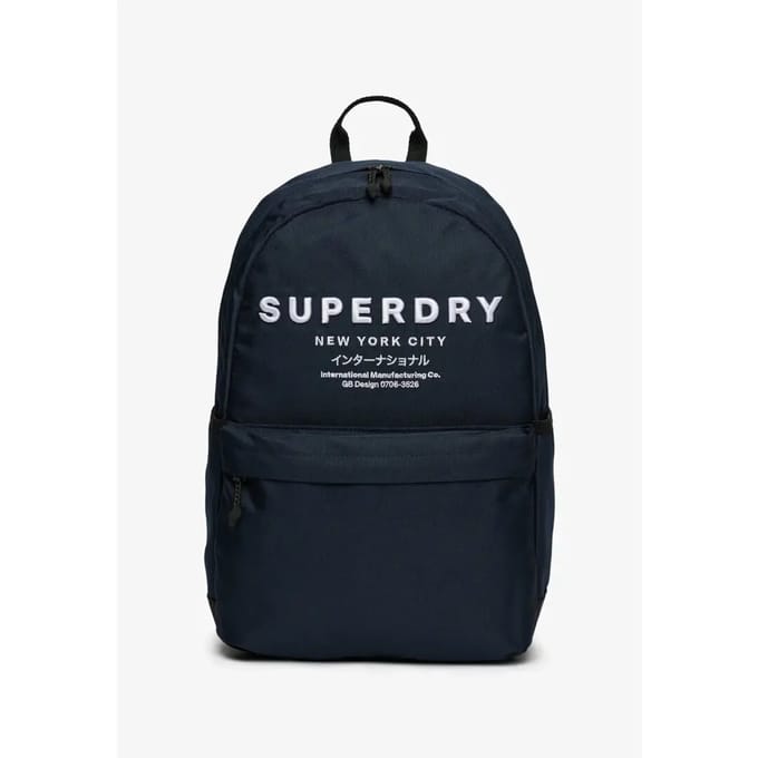 Superdry Logo Graphic Montana Backpack eclipse navy