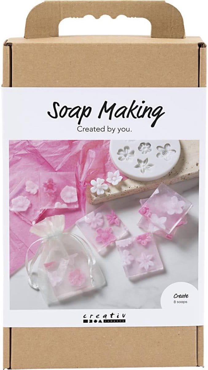 CC Hobbyset Zeep Maken Bloemen Roze