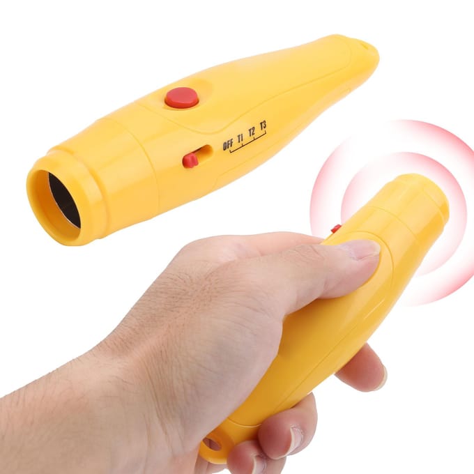 ABS Hoge Decibel 120DB Drie Versnellingen Instelbaar Elektronisch Fluitje met Hangkoord yellow