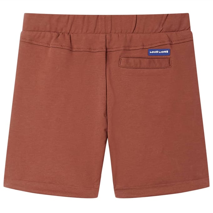 vidaXL Kindershorts met trekkoord 104 bruin
